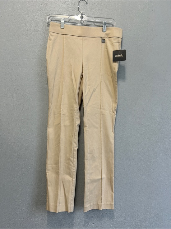 Rafaella Pants - Rafaella Light Beige Straight Leg Dress Pants